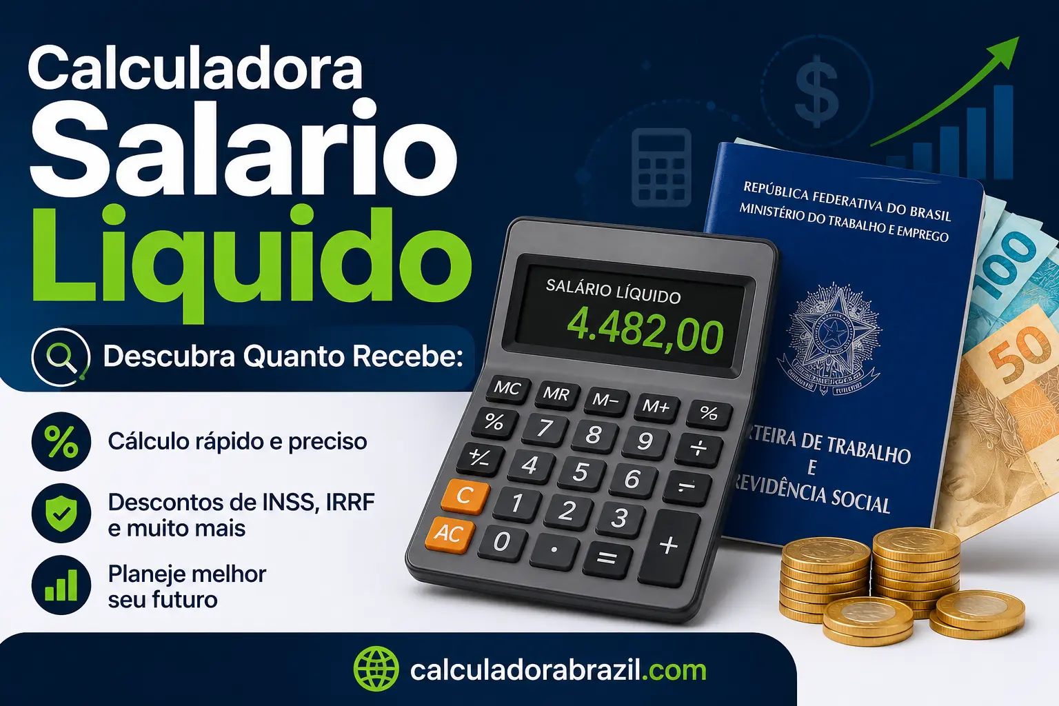 Calculadora Salario Liquido 2026 Descubra Quanto Recebe