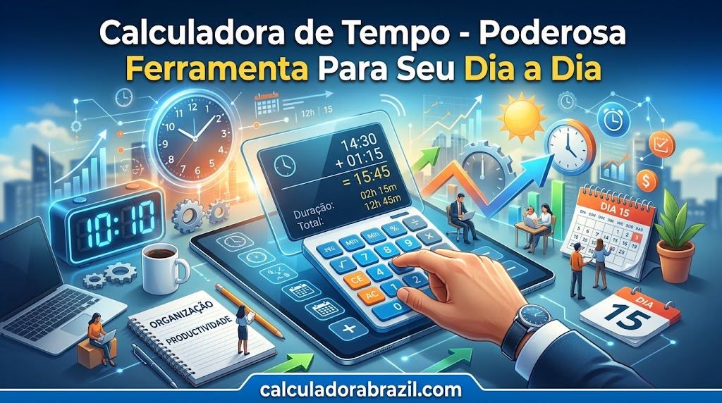 Calculadora de Tempo - Poderosa Ferramenta Para Seu Dia a Dia
