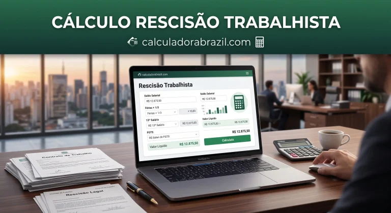 Calculo Rescisão Trabalhista 2026 Brasil