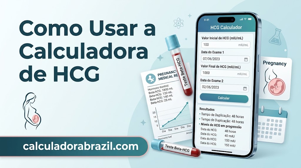 Como Usar a Calculadora de HCG