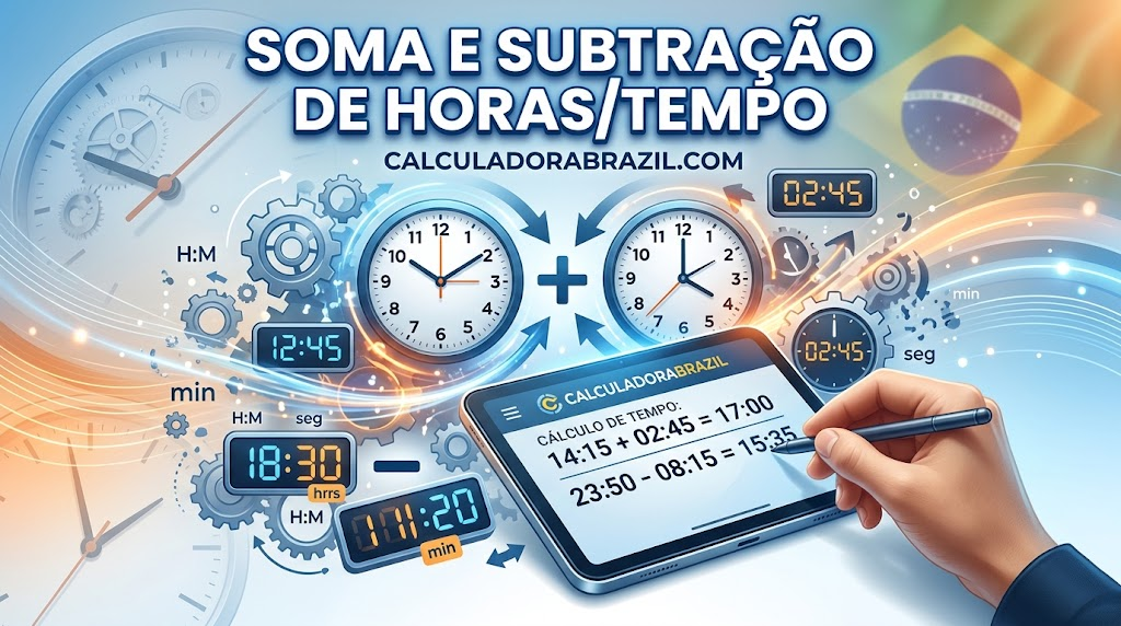 Soma E Subtração De Horas/Tempo